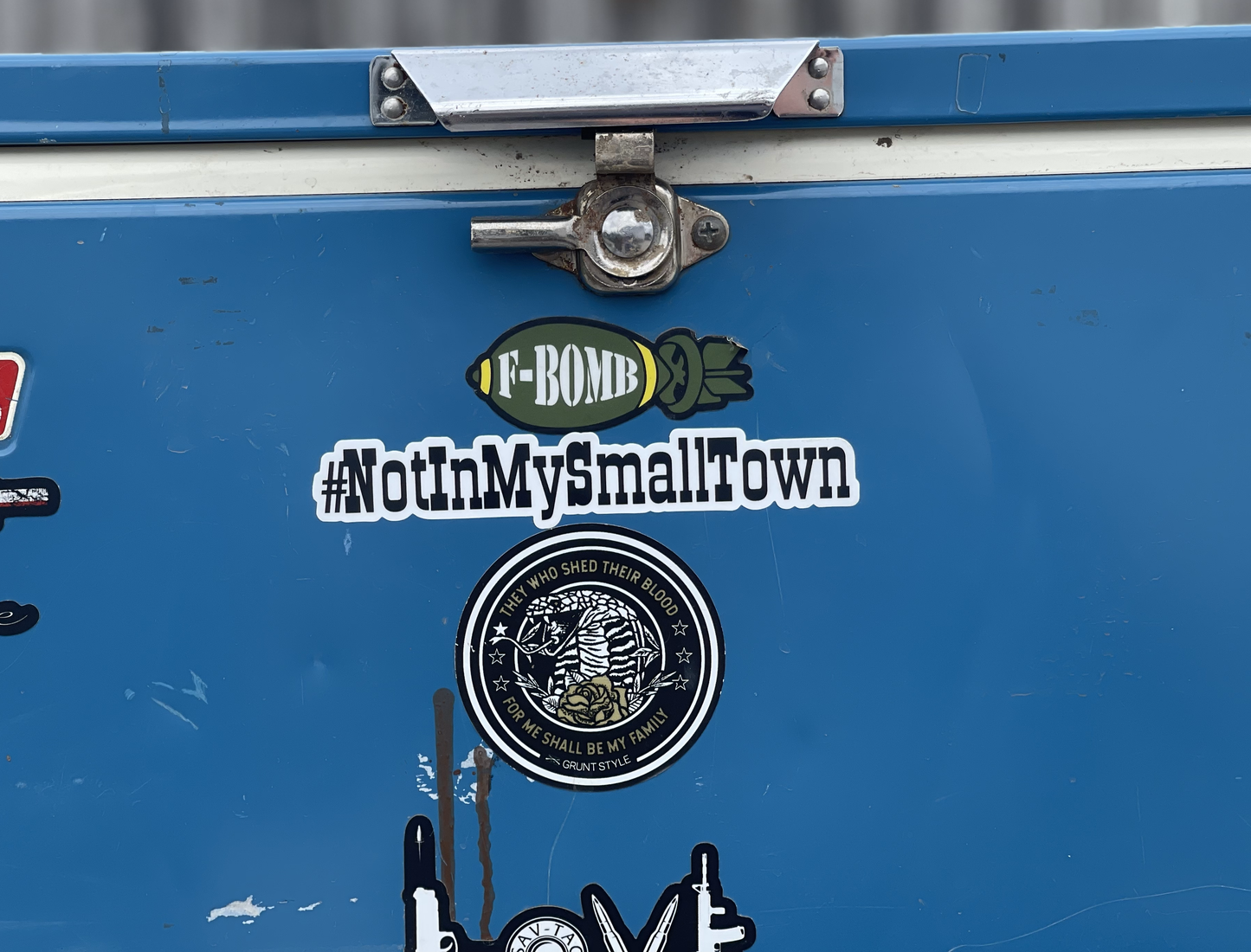 #NotInMySmallTown Sticker